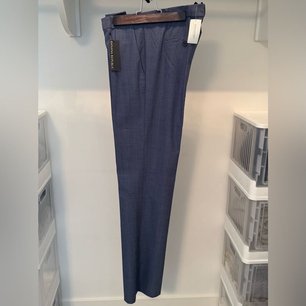 Banana Republic Blue Wool Pants